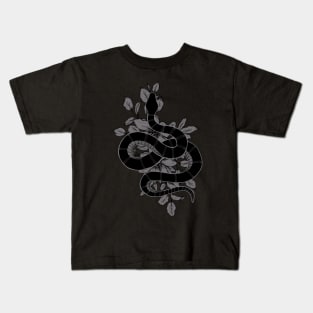 Floral snake Kids T-Shirt